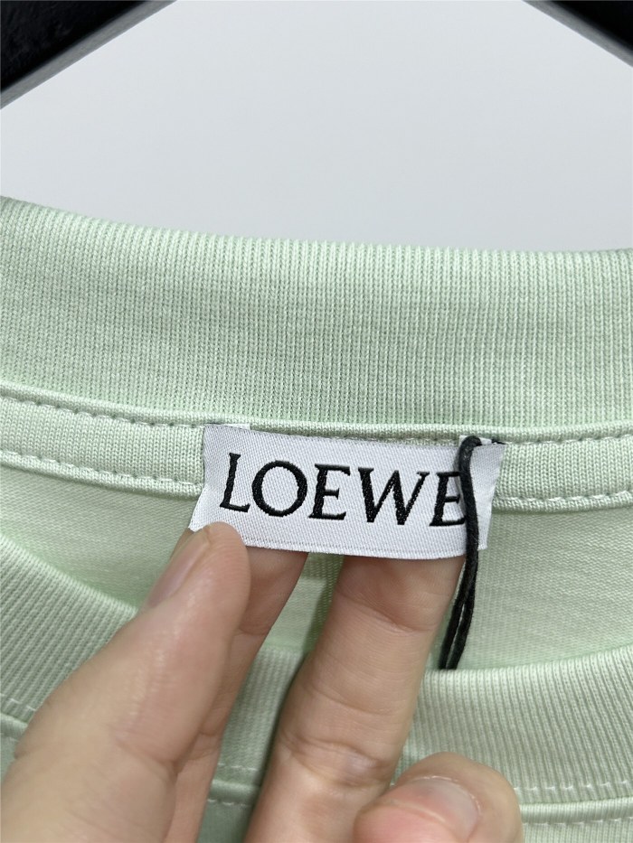 使い勝手良し ロエベ コピー マカロンカラー系定番ビーコン半袖Tシャツ