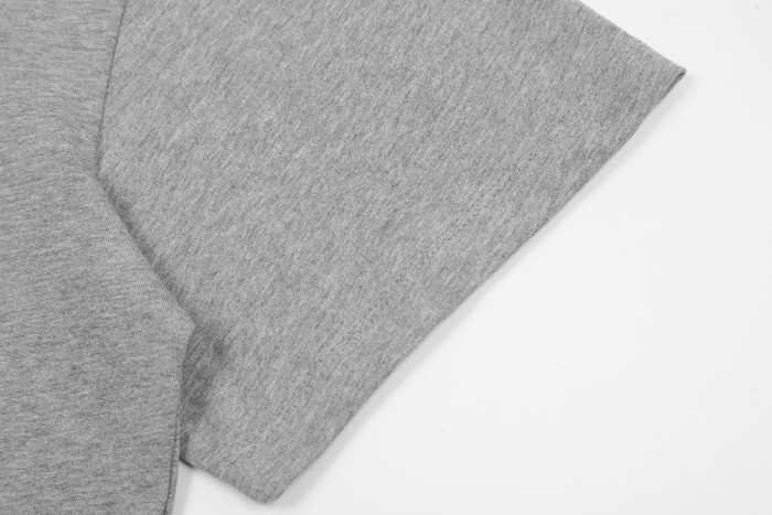 【話題商品！】ロエベ 激安偽物 24 SS新作ライン犬刺繍カップル半袖Tシャツ