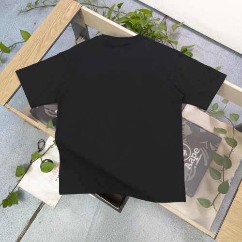 入手困難 プラダ n級品 ポケット三角ロゴカジュアルカップルゆったり半袖Tシャツ