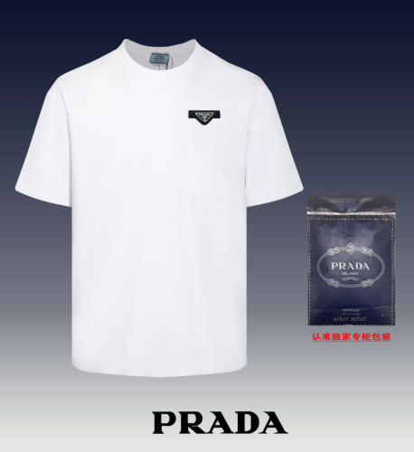 日本未入荷 プラダ 激安通販 2024新型丸首半袖Tシャツの色