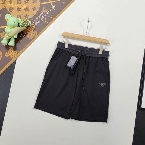 日本未入荷 プラダ n級品 夏の新作トリコロールロゴ編みカジュアルパンツ5分丈パンツ