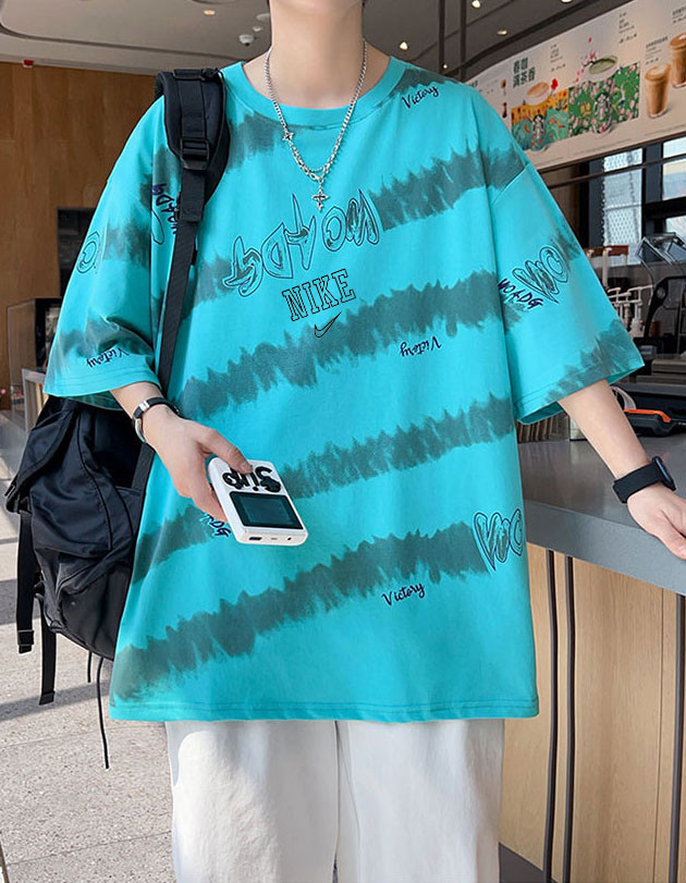 【話題商品！】ナイキ 偽物通販 丸首Tシャツ夏の半袖Tシャツ2色