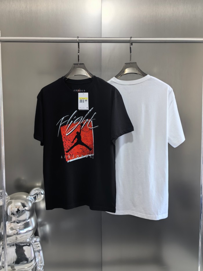 新作 ナイキ コピー 2024夏アメリカンレトロロゴアルファベットプリントスポーツカジュアルTシャツ2色
