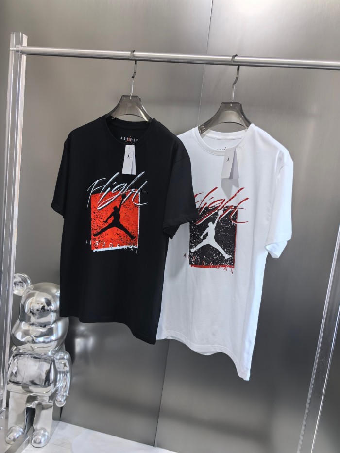新作 ナイキ コピー 2024夏アメリカンレトロロゴアルファベットプリントスポーツカジュアルTシャツ2色