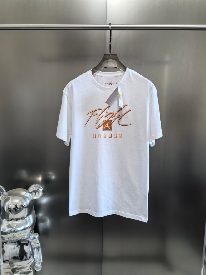追跡付 ナイキ 激安通販 2024夏アメリカンレトロロゴアルファベットプリントスポーツカジュアルTシャツ2色