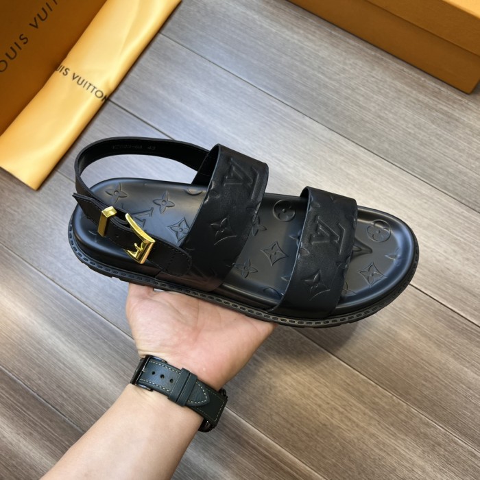 高品質 ルイヴィトン 激安通販 の新型メンズ サンダル