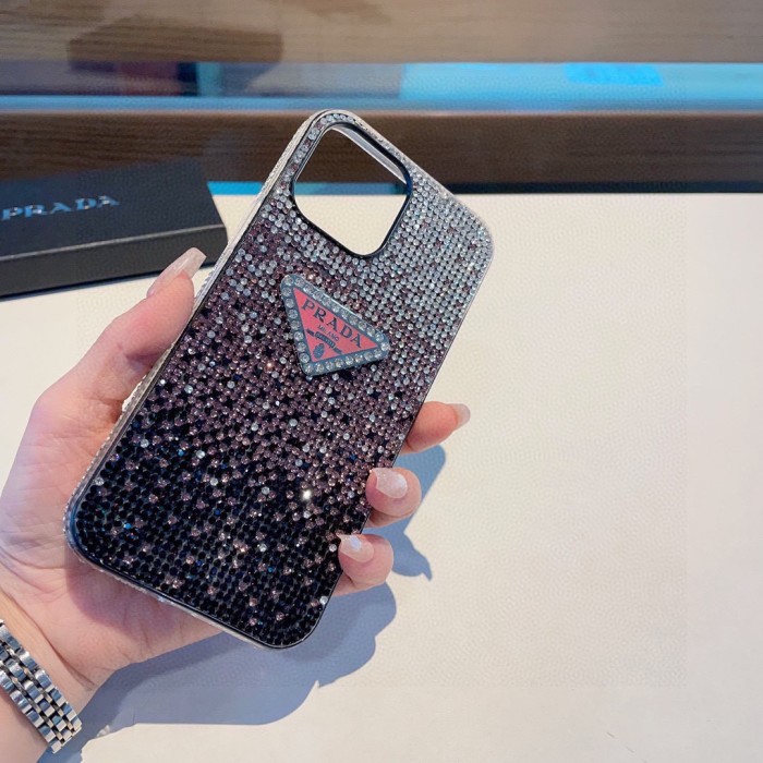 【話題商品！】プラダ コピー Pradaフラッシュドリル付き携帯ケース