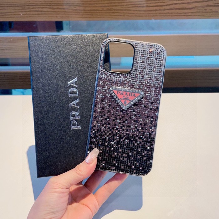 【話題商品！】プラダ コピー Pradaフラッシュドリル付き携帯ケース