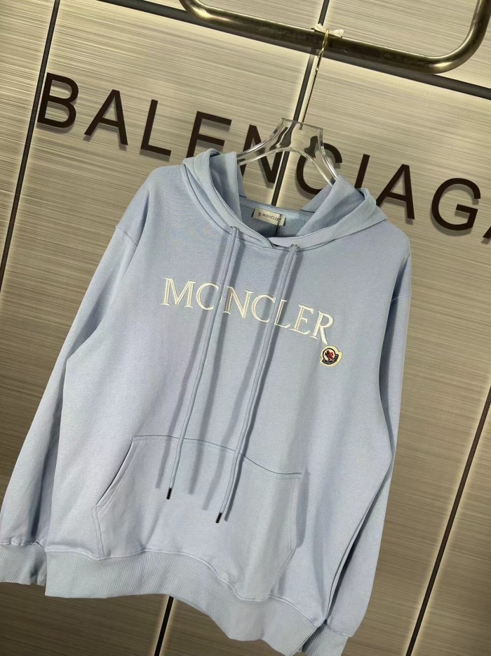 【限定】モンクレール 偽物通販 連帽衛衣高工刺繍アルファベット経典男女衛衣