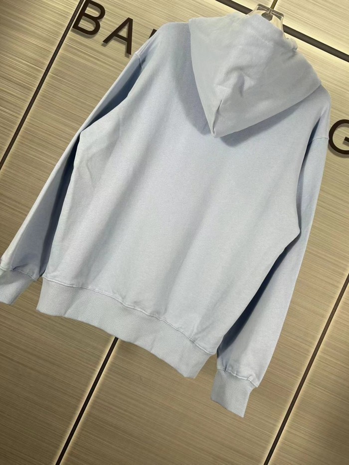 【話題商品！】モンクレール コピー 連帽衛衣高工刺繍アルファベット経典男女衛衣
