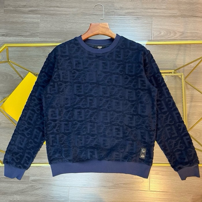 一目惚れ♪ フェンディ 偽物通販 2024新型加絨ダブルFタオル刺繍アルファベットLOGOシンプルでスタイリッシュな衛衣2色