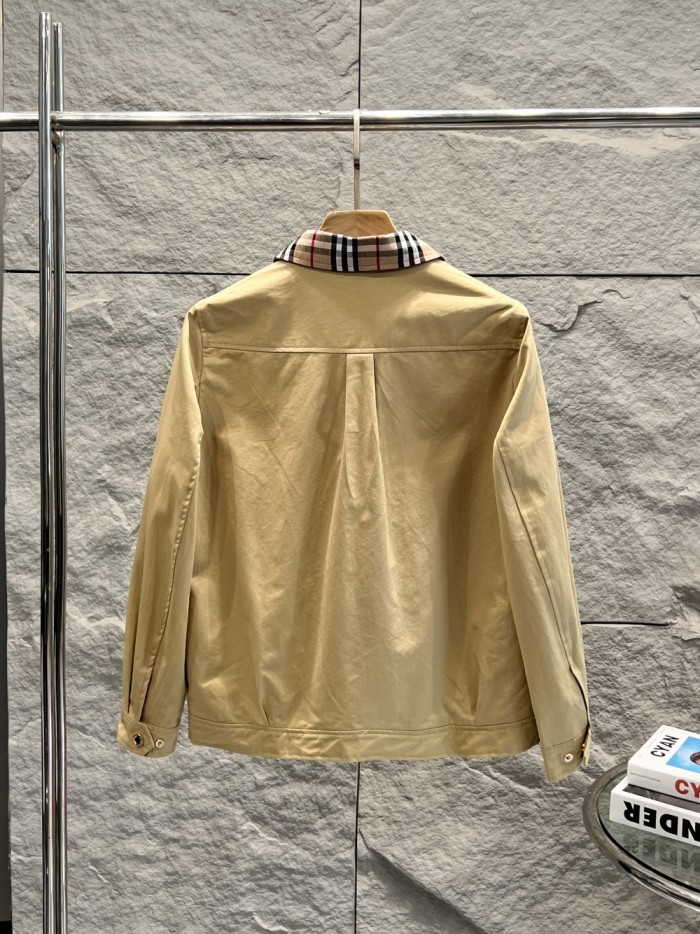 【限定】バーバリー 激安通販 レトロなオールドファッションの女性用ショート丈ジャケット