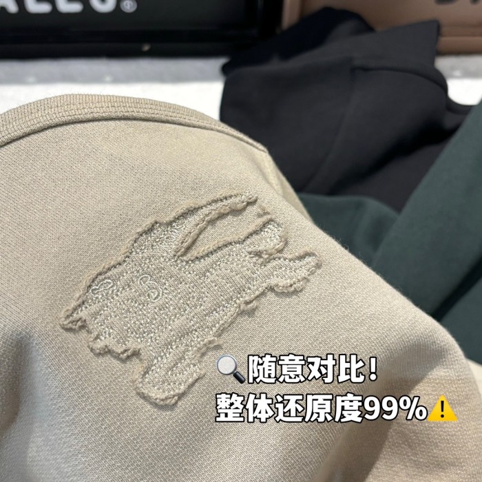 累積売上総額第１位！ バーバリー n級品 秋冬肩戦馬布刺繍ラウンドネック衛衣重ポンド3色