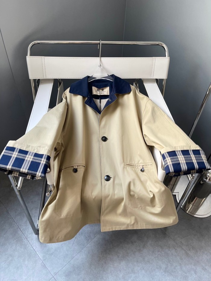 追跡付 バーバリー n級品 ブリティッシュ風ぶつかり色チェックのパーカー