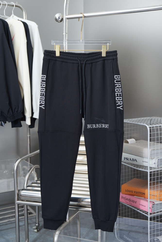 高品質 バーバリー 偽物通販 立体刺繍アルファベット長パンツ