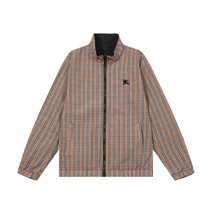 入手困難 バーバリー スーパーコピー BURBERRY秋冬新作（両面着）定番格子戦馬刺繍ロゴ
