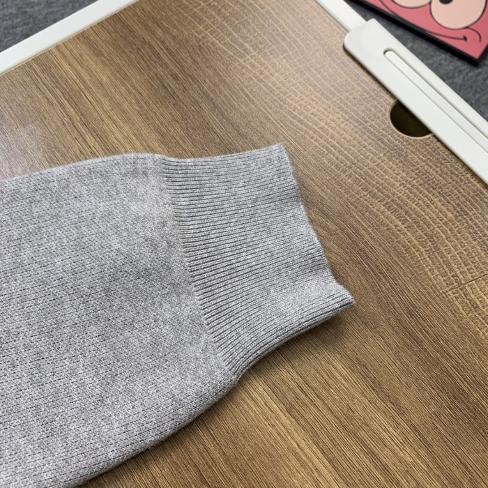 ★超人気 バーバリー n級品 クラシック戦馬麦穂重工ジャカードラウンドネックセーター