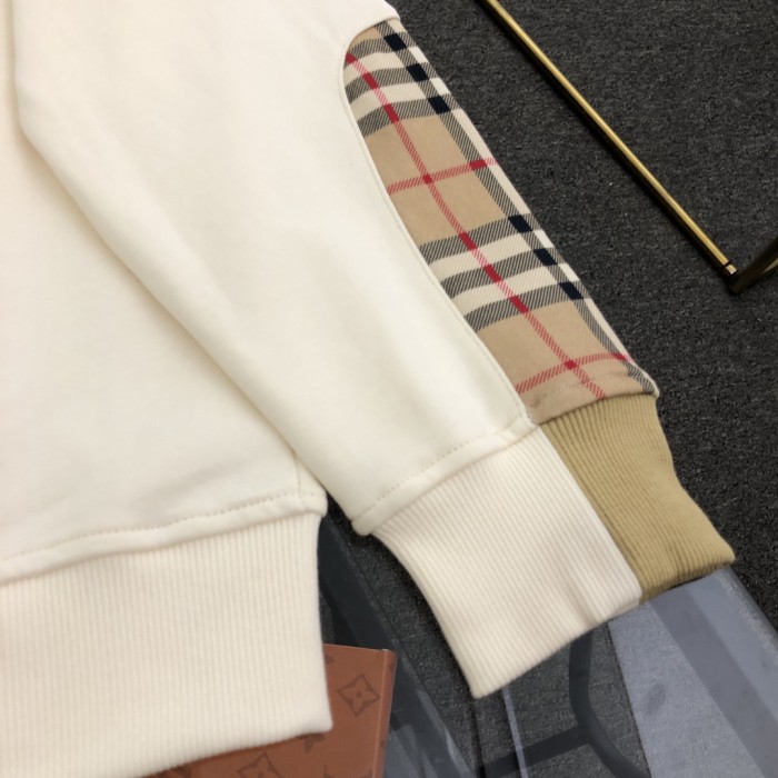 超話題! バーバリー コピーおすすめ 2024新作馬術刺繍パッチワークパーカー