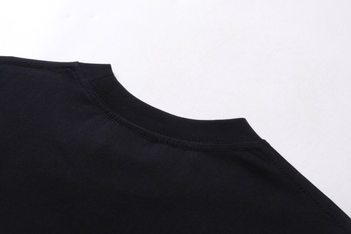 高品質 バレンシアガ 激安通販 2024 SS最新3 Mアルファベットプリント手描き落書き長袖Tシャツ