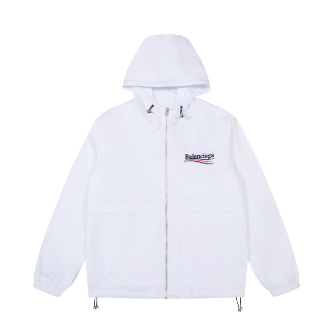 大人気 バレンシアガ n級品 連帽ファスナーフルプリントジャケット
