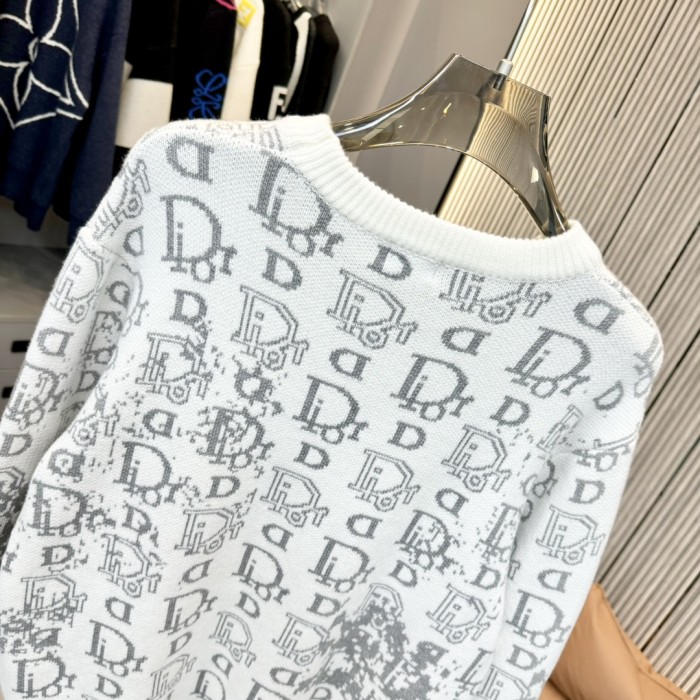 超話題! ディオール 激安偽物 ジャカードヘッダー丸首セーター