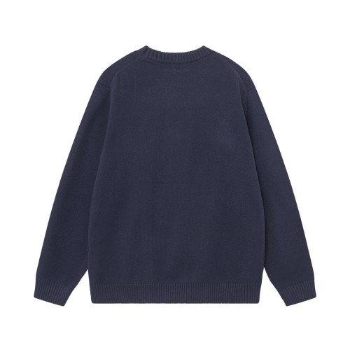 【話題商品！】ディオール n級品 アニマル柄ジャカードラウンドネックカジュアル長袖セーターネイビー