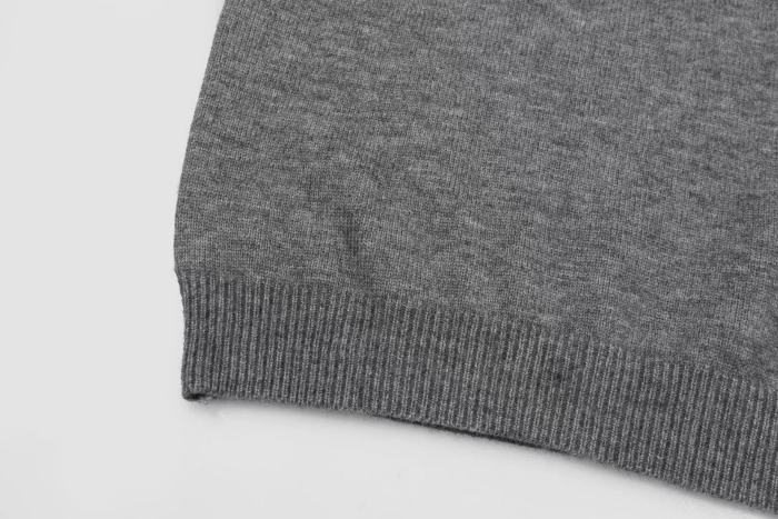 追跡付 ディオール 偽物通販 アルファベットロゴシート刺繍ラウンドネックセーター