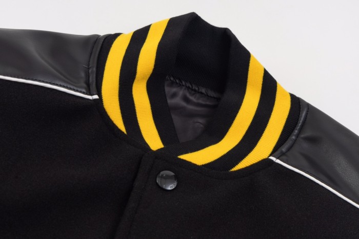 【話題商品！】セリーヌ コピーおすすめ 2024の新作混紡合皮スリーブ野球服ジャケット