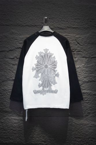 大人気 クロムハーツ 激安通販 前幅後幅芸術英字衛衣