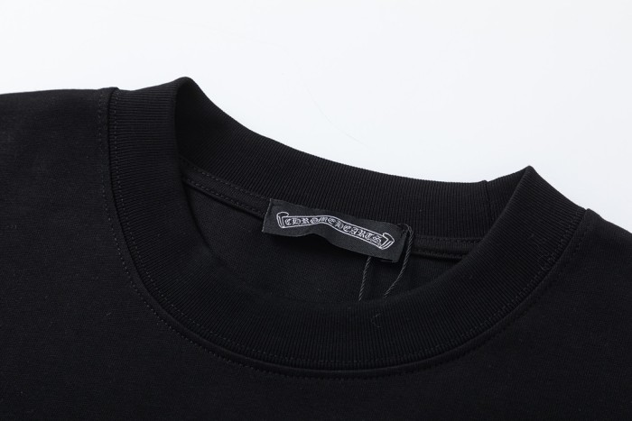 新作 クロムハーツ 激安通販 丸首プリント長袖Tシャツ