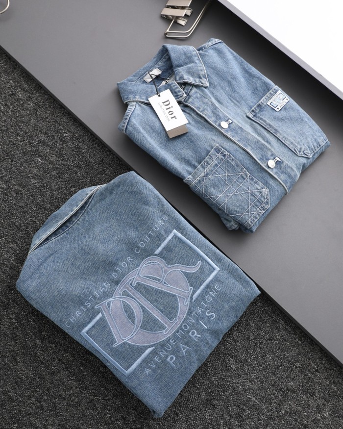 日本未入荷 ディオール コピーおすすめ ss 24新作デニムジャケット