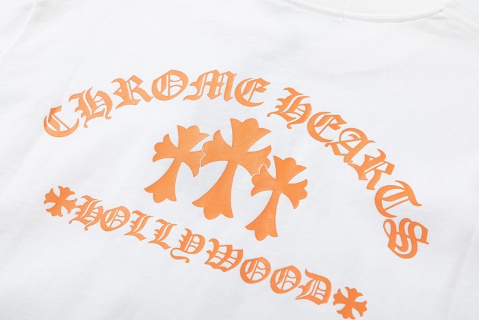 超奇跡の入荷☆ クロムハーツ コピー 丸首プリント長袖Tシャツ