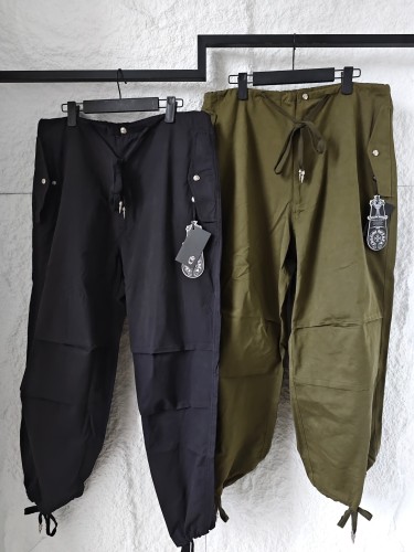 ★超人気 クロムハーツ スーパーコピー 銀ボタン傘兵工装ワイド脚束ねカジュアル長ズボン2色