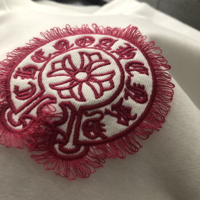 新作 クロムハーツ コピー 2024新型馬のひづめの衝突色の刺繍の衛衣