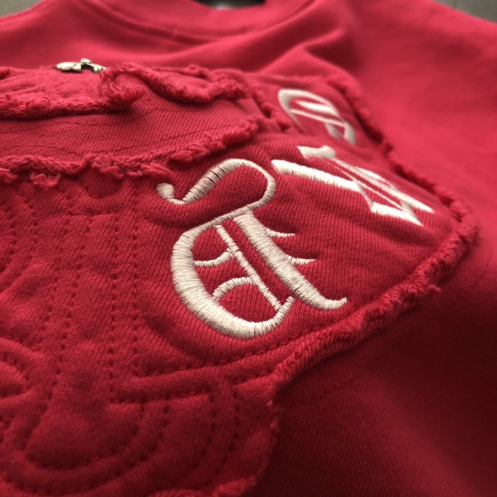 【話題商品！】クロムハーツ 偽物通販 2024新型グラデーション馬蹄刺繍衛衣