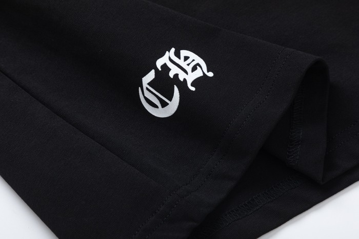新作 クロムハーツ 激安通販 丸首プリント長袖Tシャツ