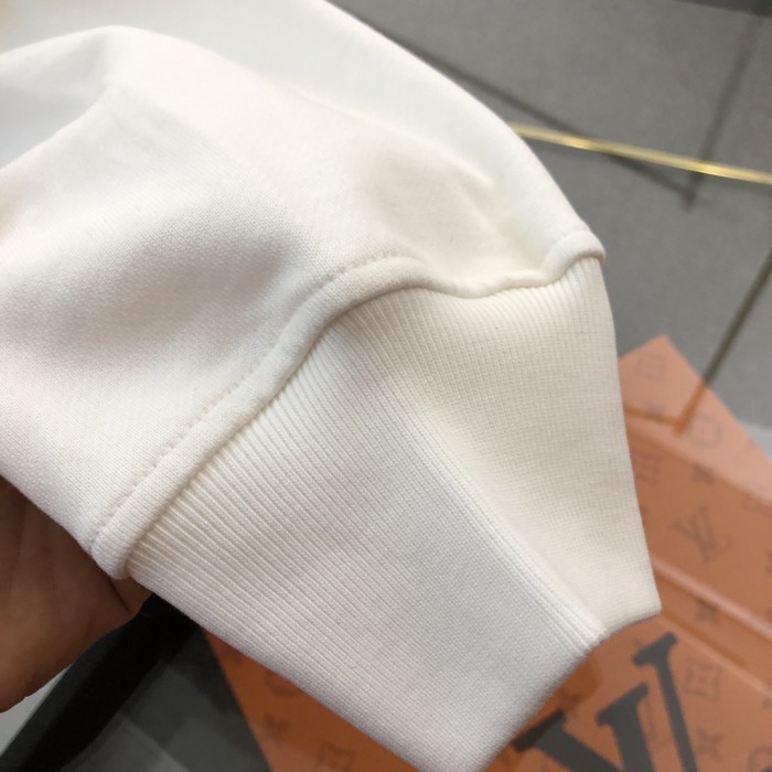 日本未入荷 ロエベ 激安通販 2024秋冬新作ゴールド刺繍ロゴラウンドネックパーカー2色