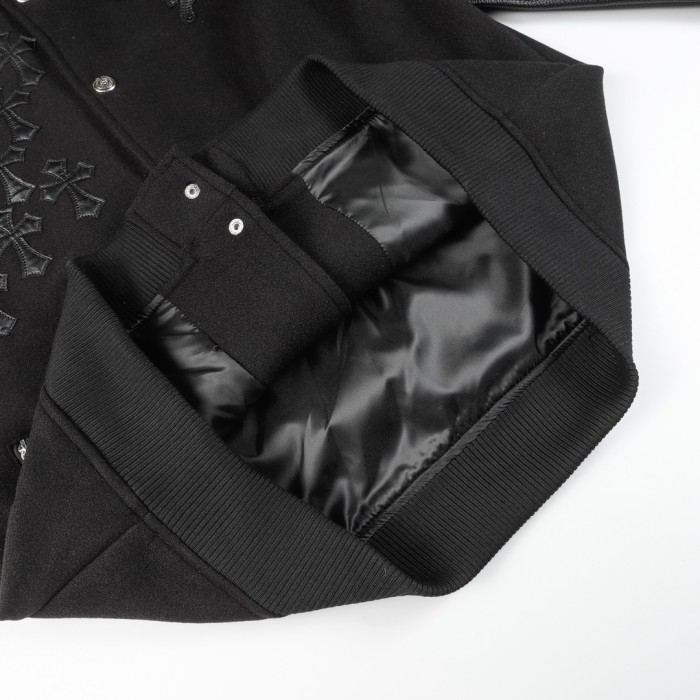超話題! クロムハーツ 激安通販 皮張り刺繍の野球服