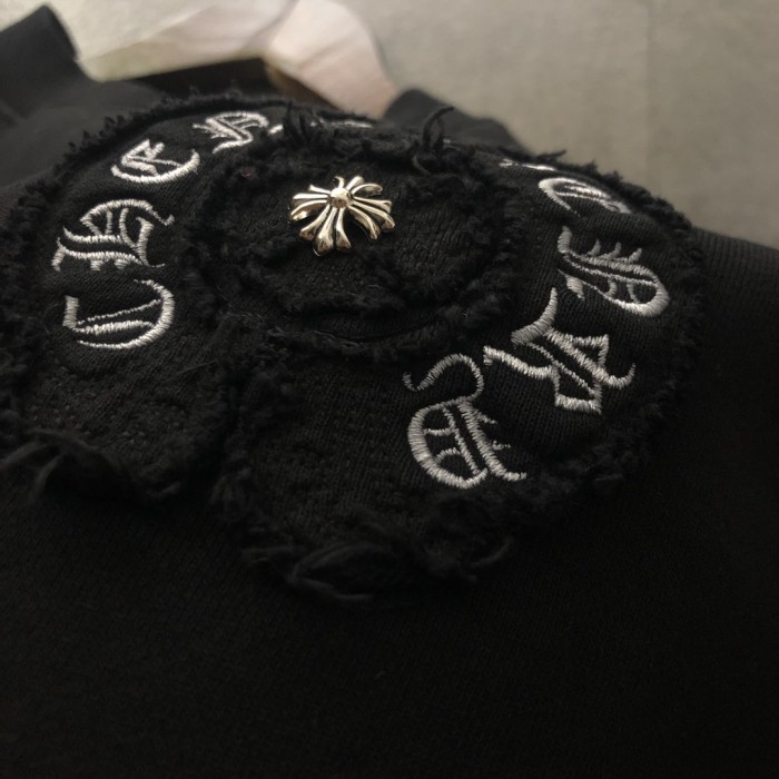 日本未入荷 クロムハーツ コピーおすすめ 2024新型グラデーション馬蹄刺繍衛衣