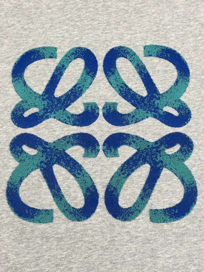 【話題商品！】ロエベ n級品 2024秋冬新作胸と後ろの立体植毛歯ブラシ刺繍420 g毛輪純綿衛衣ファスナーコート