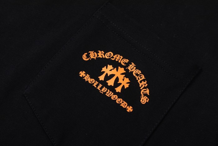 新作 クロムハーツ 激安通販 丸首プリント長袖Tシャツ