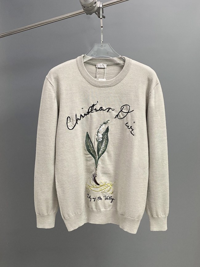 超話題! ディオール 激安通販 24 ssこのニットは美しいスズランの花の刺繍