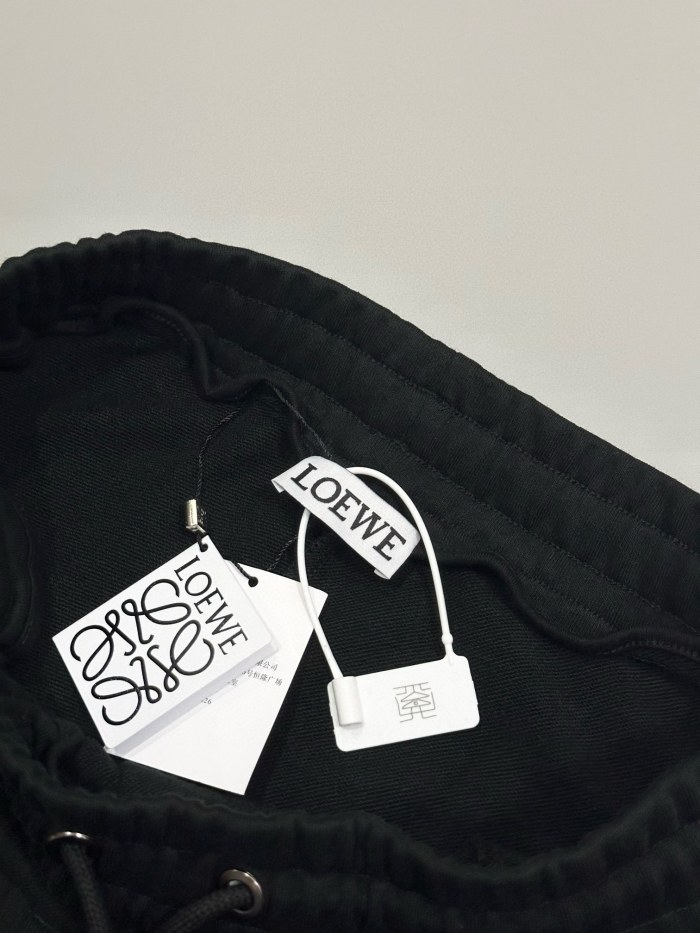 日本未入荷 ロエベ スーパーコピー 2024秋冬新型立体植毛歯ブラシ刺繍純綿束脚衛ズボン運動長ズボン