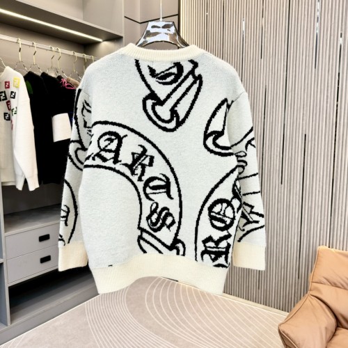 日本未入荷 クロムハーツ n級品 ジャカードヘッダー丸首セーター