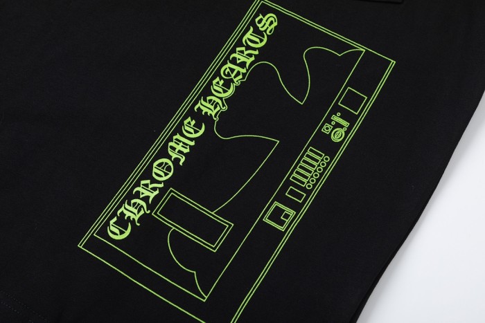 累積売上総額第１位！クロムハーツ n級品 丸首水洗プリント長袖Tシャツ