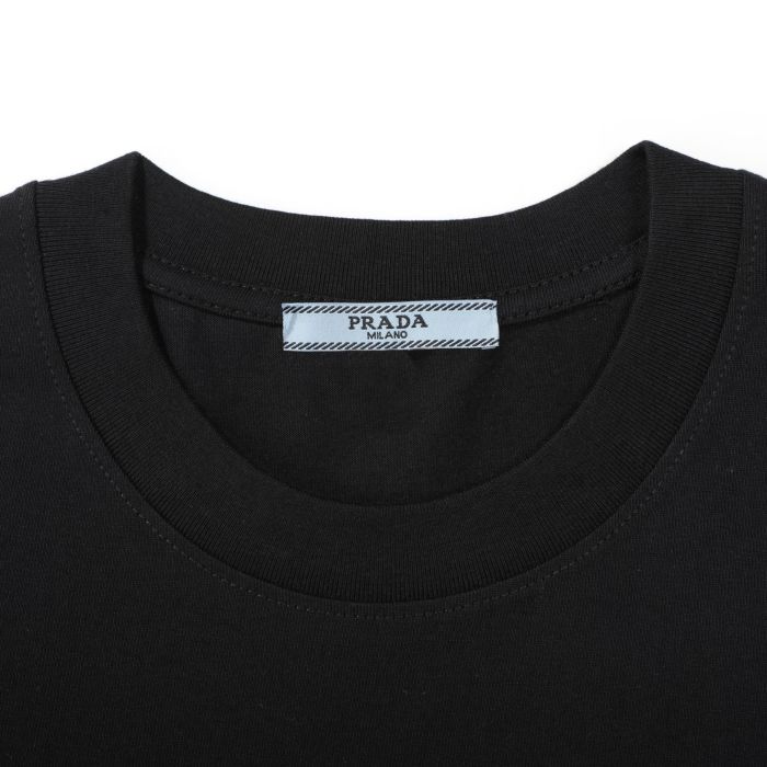稀少 プラダ 激安偽物 スキンスタンダードコットン長袖Tシャツ