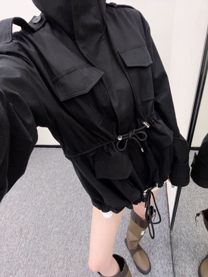 大人気 ロエベ n級品 工装スタンドカラーパーカー