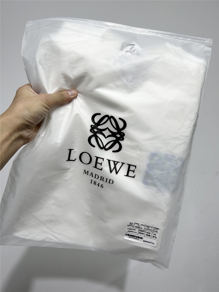 超奇跡の入荷☆ ロエベ 激安通販 刺繍ロゴ新作定番ロゴ刺繍丸首衛衣