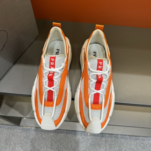 日本未入荷 プラダ スーパーコピー メンズバンドレザーカジュアルスニーカー