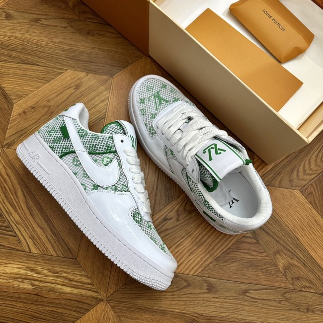 入手困難 ルイヴィトン コピーおすすめ L.v X nike連名ローカットカジュアルスニーカー